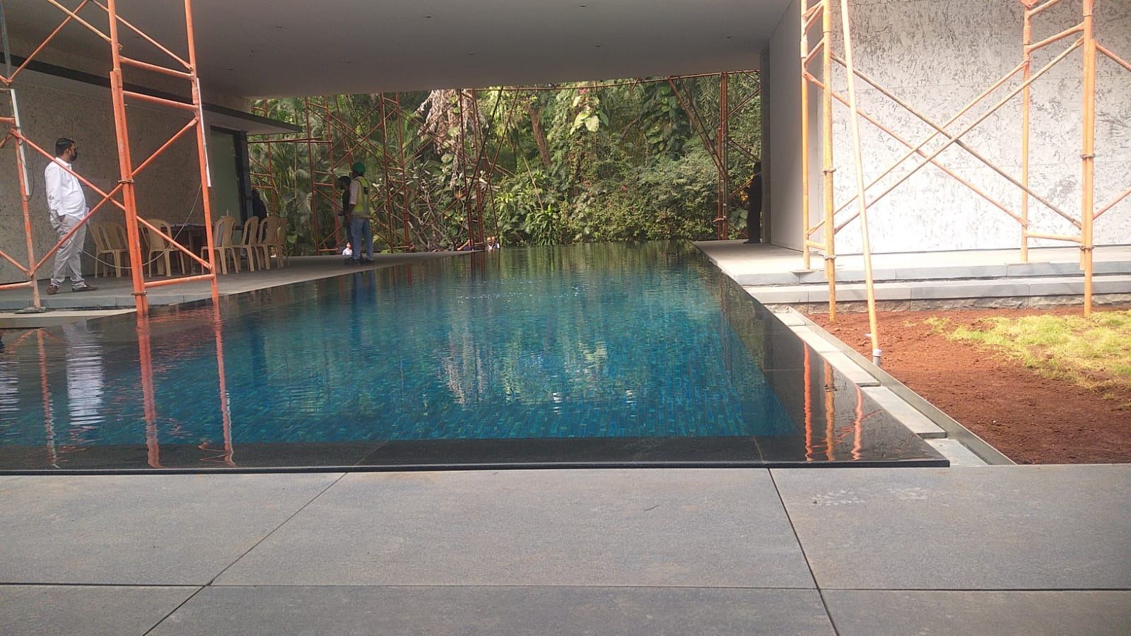 Pool construction